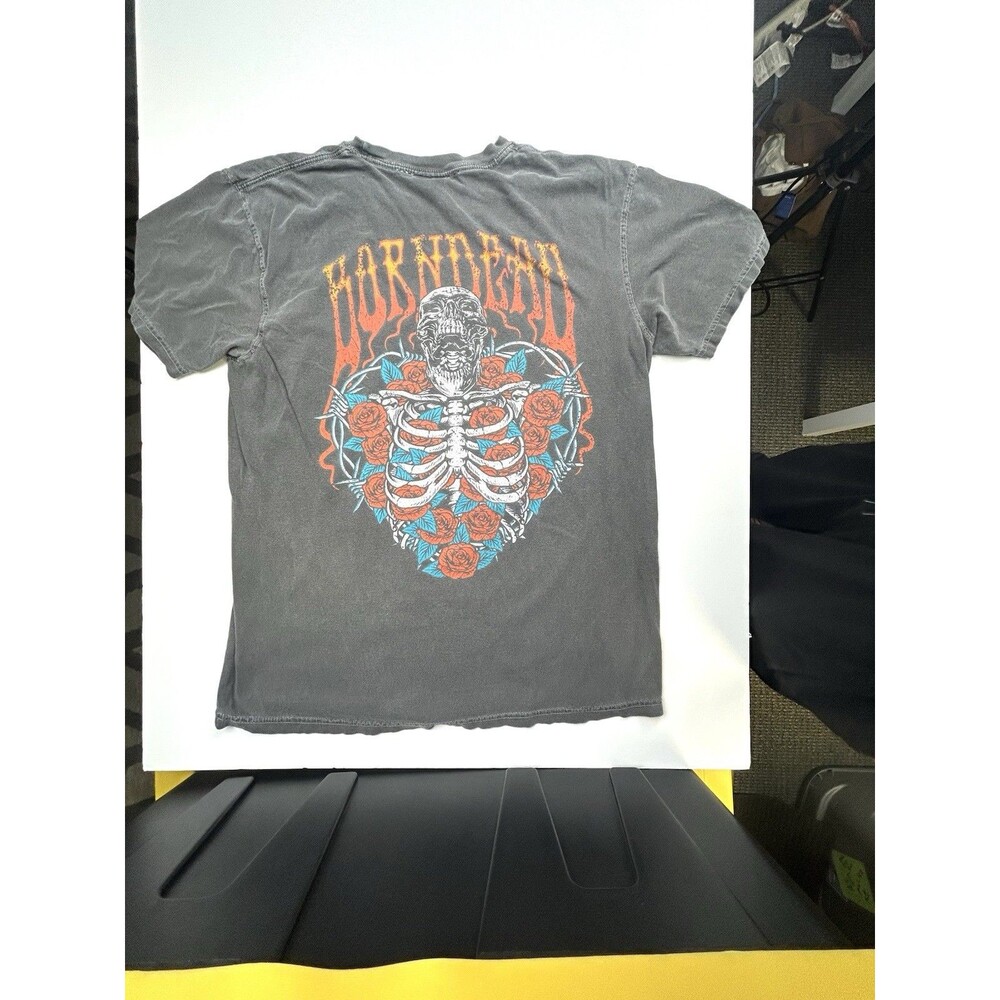 Borndead Floral Skeleton T-shirt Large